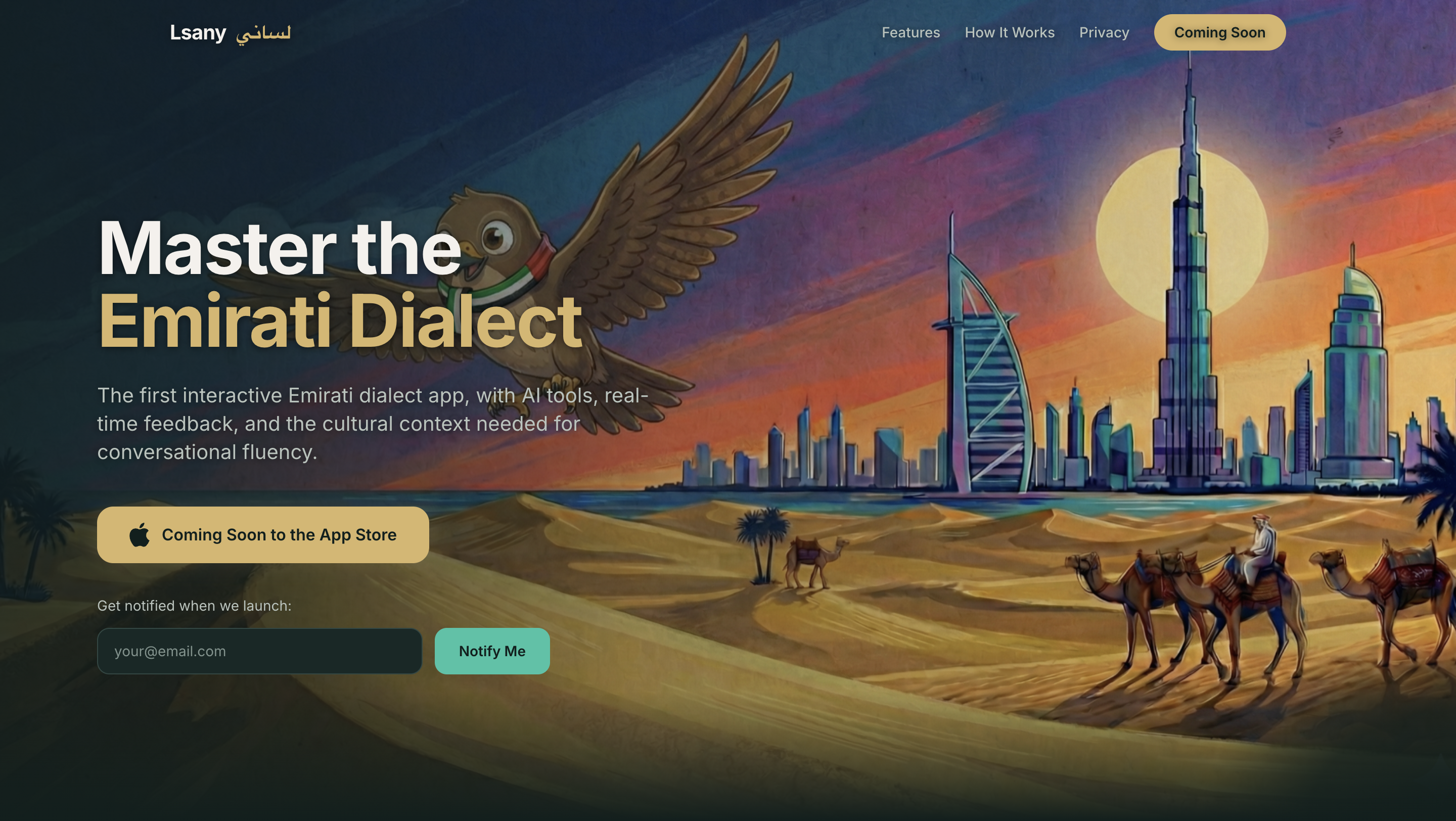 Lsany — Master the Emirati Dialect